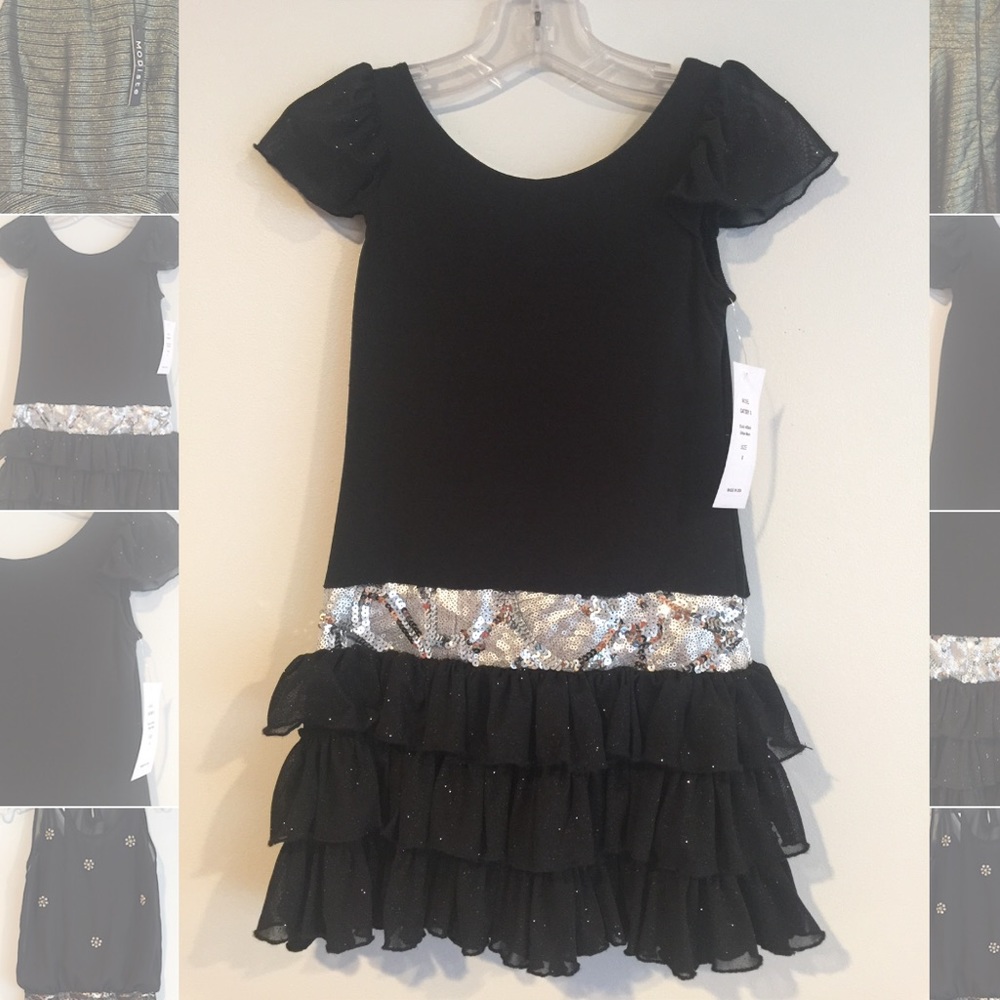 DOLLS & DIVAS COUTURE**Black Stretchy Dress**Age 6